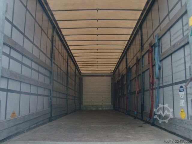 Open semitrailer with tarp Schmitz Cargobull SCS 24/L-13.62 EB Liftachse