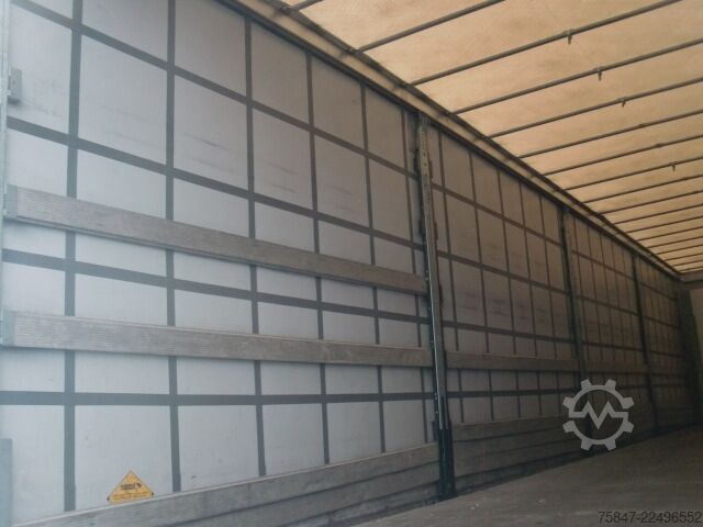 Open semitrailer with tarp Schmitz Cargobull SCS 24/L-13.62 EB Liftachse