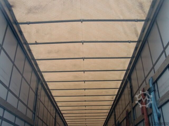 Open semitrailer with tarp Schmitz Cargobull SCS 24/L-13.62 EB Liftachse