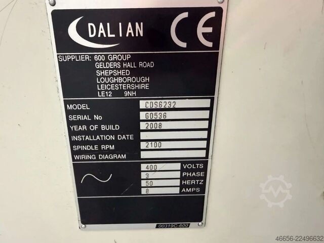 Center lathe Dalian CDS 6232