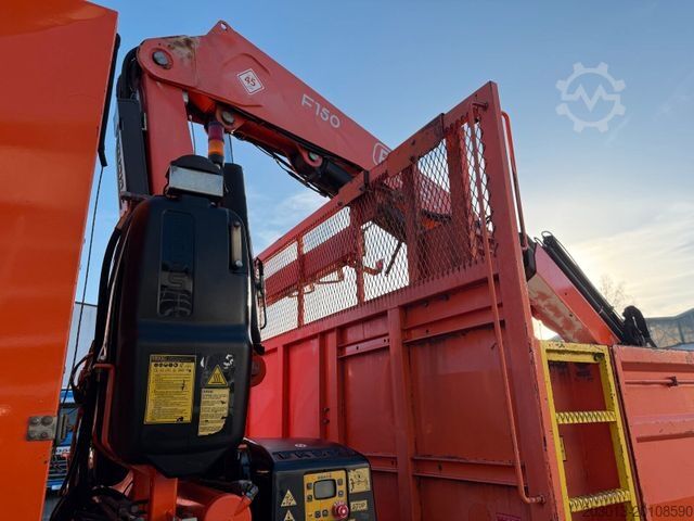 LKW mit Pritsche (offen) RENAULT Premium Lander Pritsche mit Kran FASSI