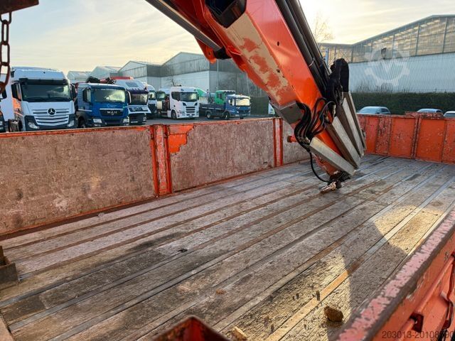 LKW mit Pritsche (offen) RENAULT Premium Lander Pritsche mit Kran FASSI