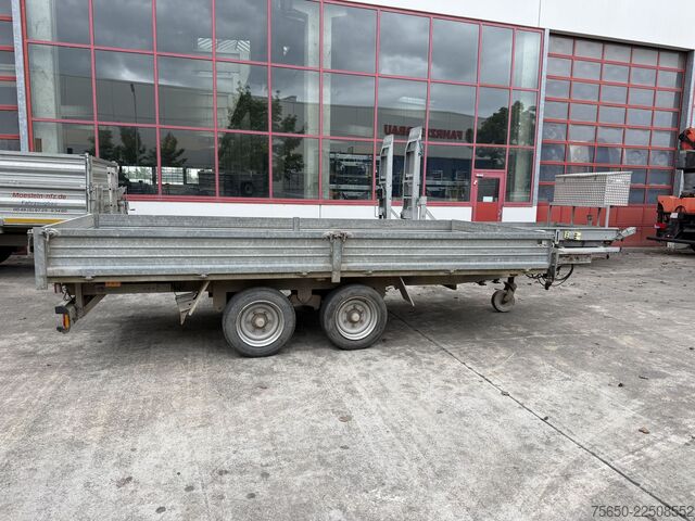 Low loader trailer Roeger TT  Tandem Pritsche- Tieflader