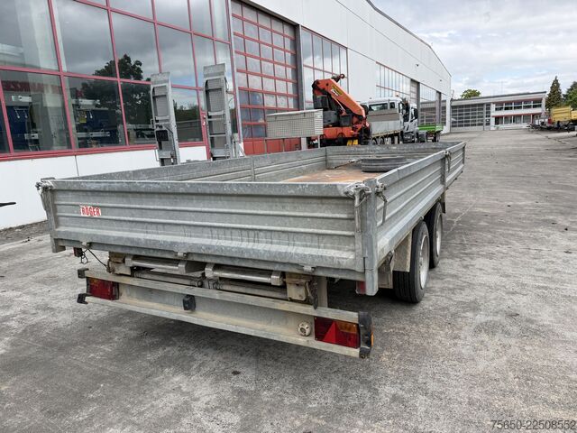 Low loader trailer Roeger TT  Tandem Pritsche- Tieflader