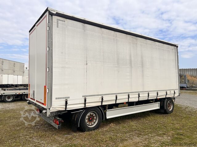 Open trailer with tarp Fliegl ZPS180  2 Achs Jumbo- Planen, Mega, durchladbar