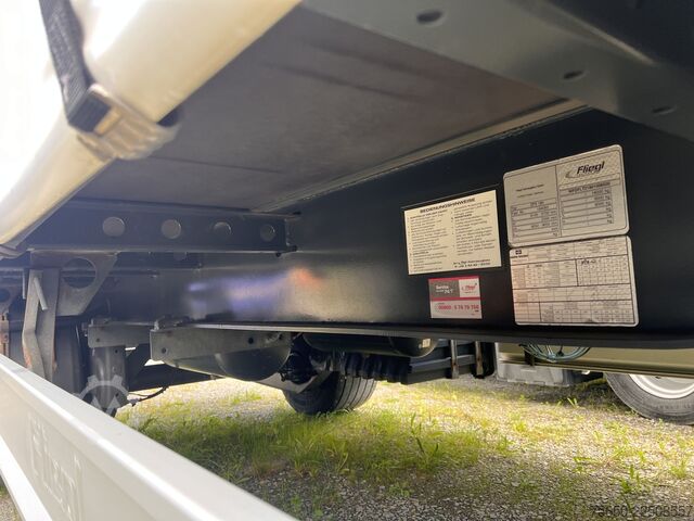 Open trailer with tarp Fliegl ZPS180  2 Achs Jumbo- Planen, Mega, durchladbar