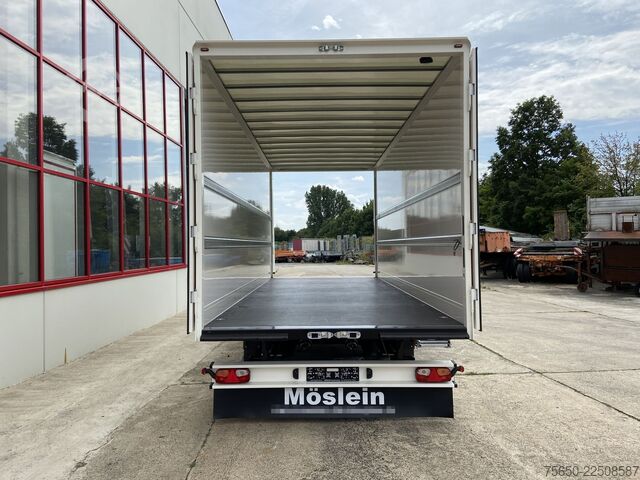 Box trailer Möslein TKO 105 D 7m weiß  Tandem- Koffer, Durchladbar, -- Neufahrzeug --