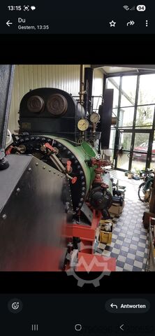 Vintage tractor Lanz Zweizylinder- Verbund-Heißdampf-Lokomobil