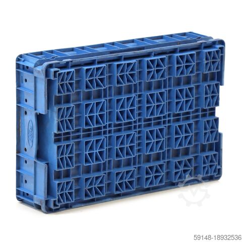Used Euronorm stacking bins KLT all walls closed, L: 590, W: 395, H: 145 (mm). 21ltr, L: Kruizinga 98-5376GB-PAL