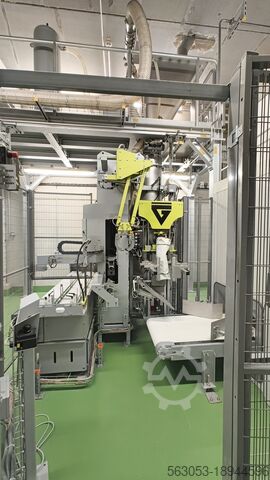 Bagging system Greif Velox 1 Stutzen Abfüllanlage