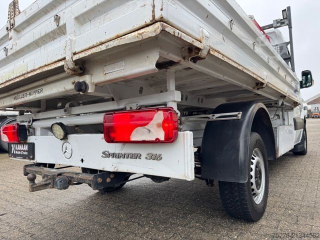 Transporter mit Kipper MERCEDES-BENZ Sprinter II 316 CDI Meiller Kipper  Kran