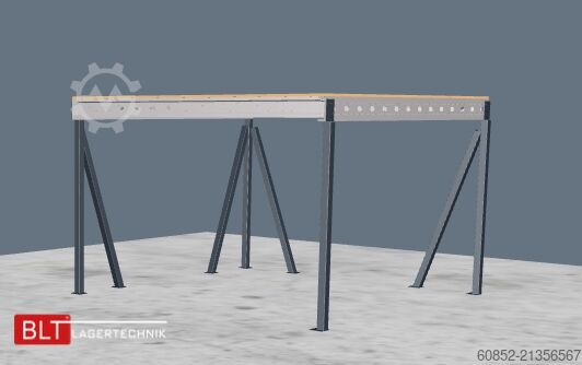 Storage platform 5x5m Lagerbühne , Belastung : 500kg/qm Unterkante: 3m ,ca. 25qm , Systembühne
