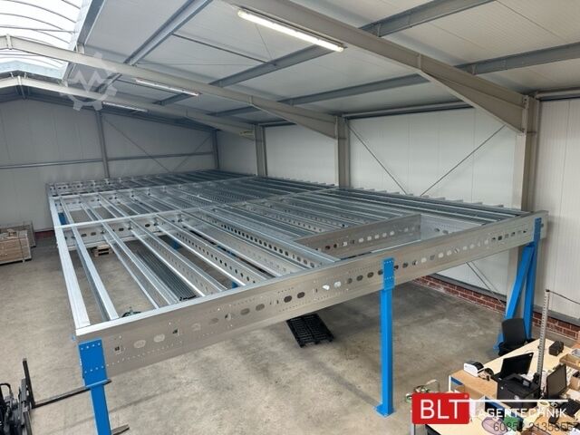 Storage platform 5x5m Lagerbühne , Belastung : 500kg/qm Unterkante: 3m ,ca. 25qm , Systembühne