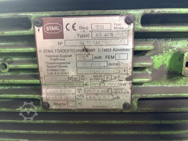 Brückenkran Stahl AS 4016