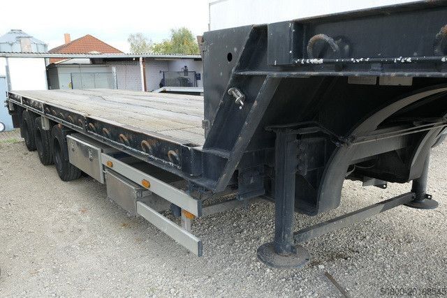 Low loader semitrailer Schütte SAL35, Tiefbett 8,7m, 2x gelenkt, BPW
