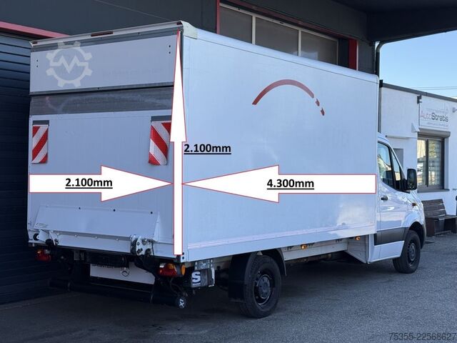 Transporter mit Koffer MERCEDES-BENZ Sprinter 316 CDI MAXI Klima Tempo MBUX 4,3m LBW