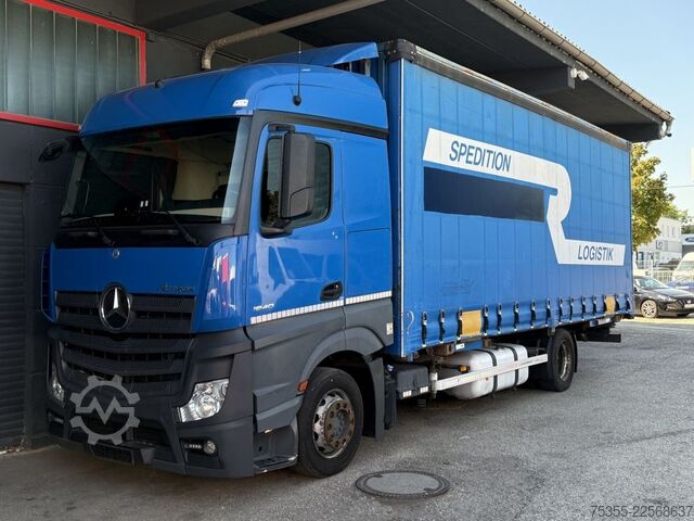 LKW mit Pritsche & Plane MERCEDES-BENZ Actros 1840 Klima Retarder ACC 7,6m MEGA Jumbo