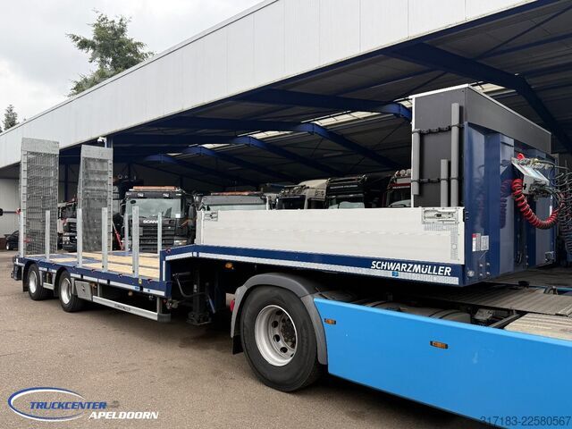 Semi-Tieflader Schwarzmuller F-SERIE 1060 cm, Rampen, Lier, gestuurde naloop...