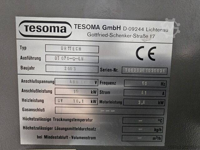 Siebdruckmaschine Thieme / Tesoma Drytech DT-070-U-LN