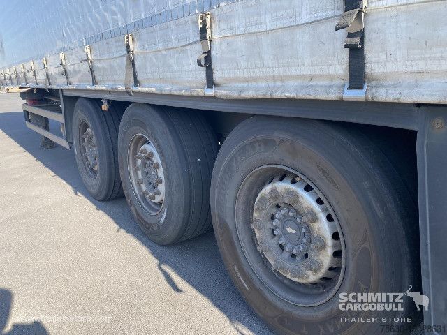 Open semitrailer with tarp Schmitz Cargobull Semitrailer Curtainsider Standard