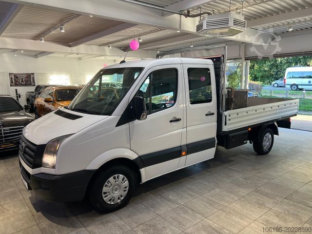 Pick-up van VOLKSWAGEN Crafter Maxi Pritsche DoKa*Garantie*AHK=3.500Kg*