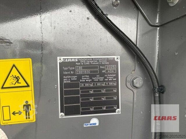 Combine harvester Claas LEXION 8600 TT E5