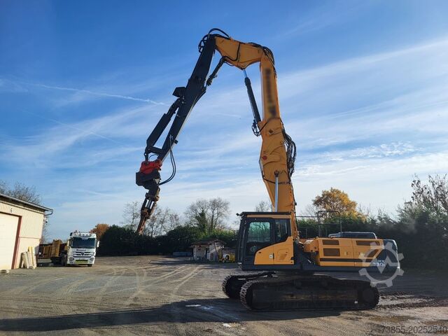 Demolition Excavator Hyundai HX330L with demolition boom, standard boom & shear