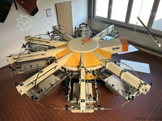 Screen printing machine + conveyor dryer TAS / HIX RA202 L  / 3616