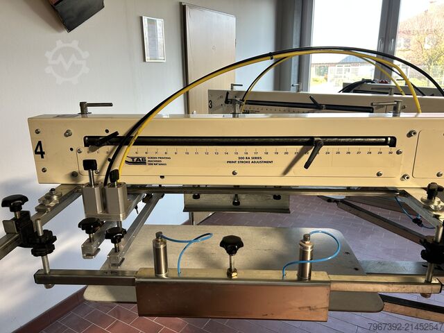 Screen printing machine + conveyor dryer TAS / HIX RA202 L  / 3616