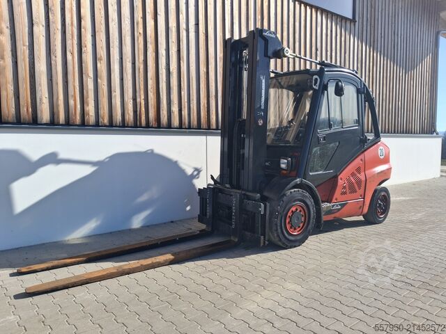 Forklift Linde H 50 Diesel Triplex Doppelzusatzhydrauli