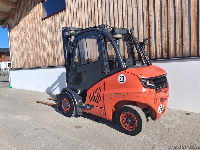 Forklift Linde H 50 Diesel Triplex Doppelzusatzhydrauli