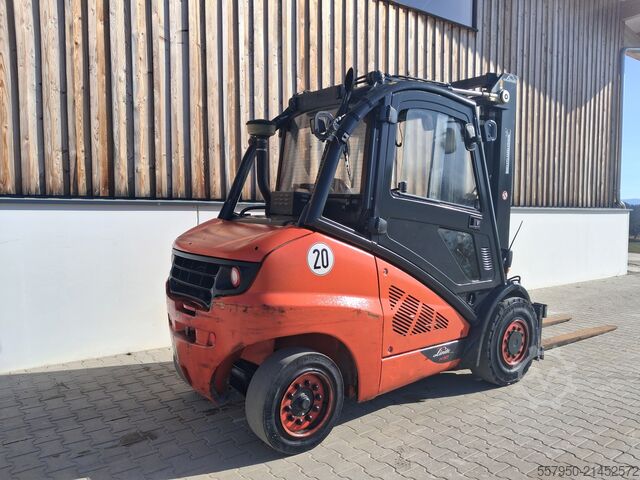 Forklift Linde H 50 Diesel Triplex Doppelzusatzhydrauli