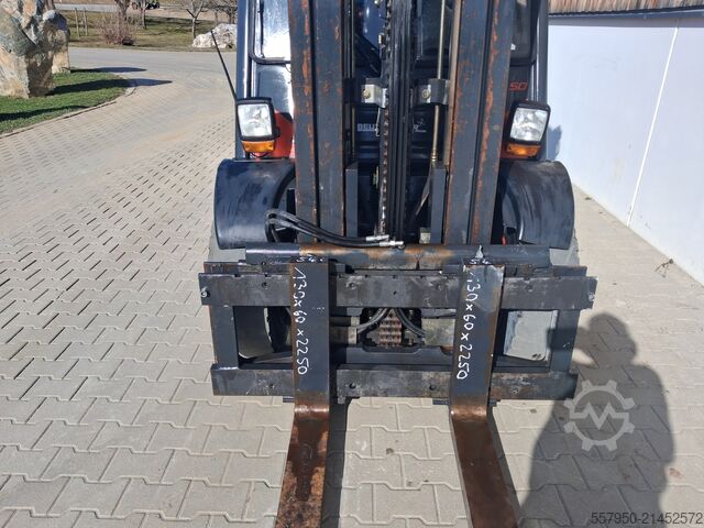 Forklift Linde H 50 Diesel Triplex Doppelzusatzhydrauli