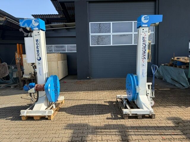 Welding turntable,Turntable,Positioner Sideros Syncrolift Hywema 6 Tonnen SHD 60, Säulenhubdrehvorrichtung