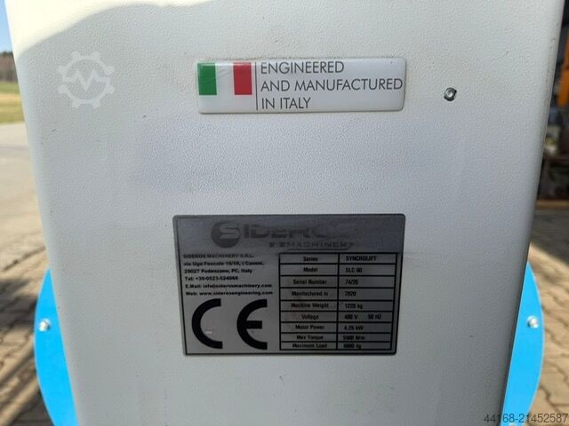 Welding turntable,Turntable,Positioner Sideros Syncrolift Hywema 6 Tonnen SHD 60, Säulenhubdrehvorrichtung