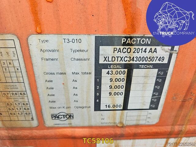 Container transportation Pacton 