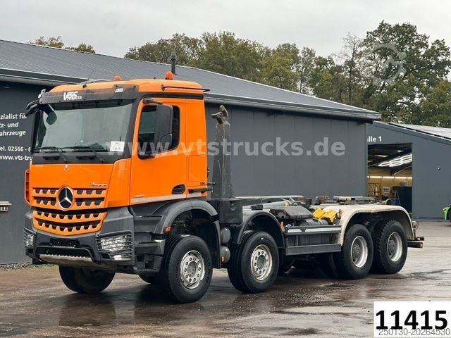 Roll-off tipper truck MERCEDES-BENZ Arocs 4251 8x4 Meiler-Abrollkipper