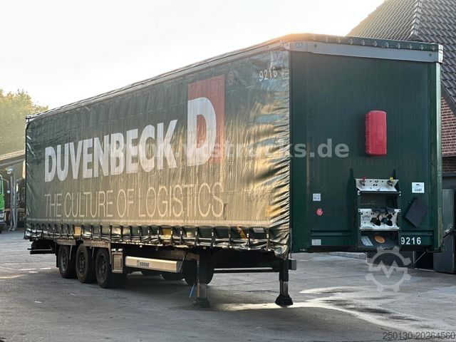 Open semitrailer with tarp KRONE SD MEgaLiner Edscha-Verdeck