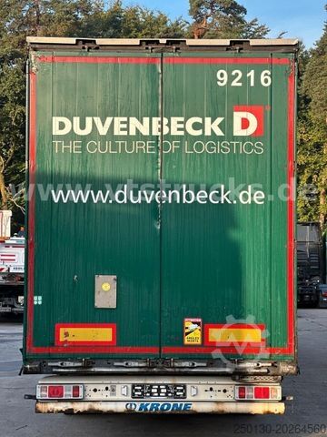 Open semitrailer with tarp KRONE SD MEgaLiner Edscha-Verdeck