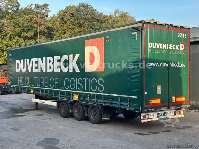 Open semitrailer with tarp KRONE SD MEgaLiner Edscha-Verdeck
