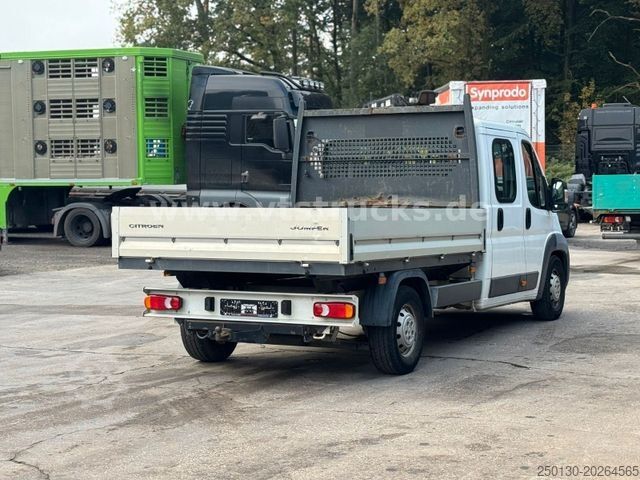 Pick-up van CITROEN Jumper Pritsche 7 Sitzer Klima AHK