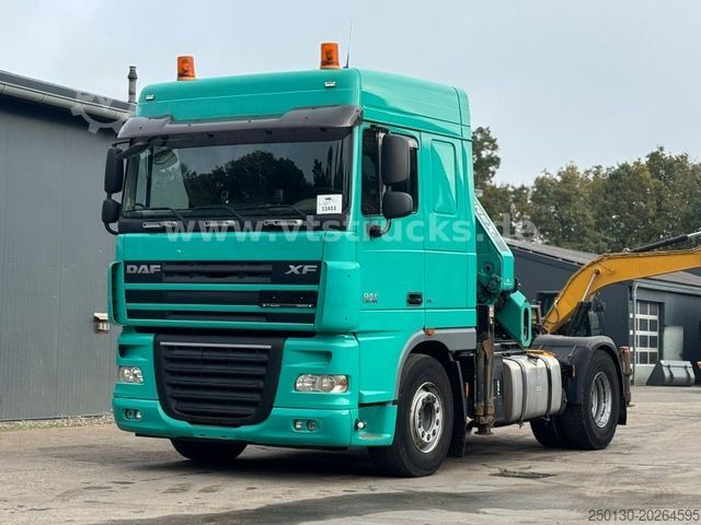 Standard tractor unit DAF XF 105.460 4x2 Atlas TLC 240.2  Funk hydr. Stütz