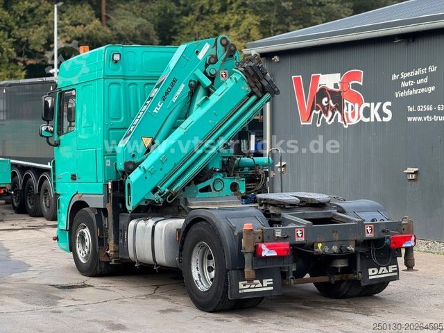 Standard tractor unit DAF XF 105.460 4x2 Atlas TLC 240.2  Funk hydr. Stütz