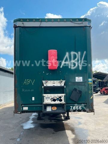 Open semitrailer with tarp KRONE SD Megaliner Curtainsider Edscha