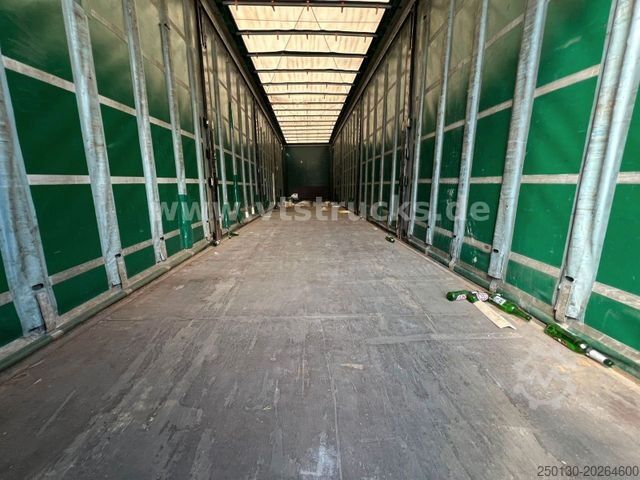 Open semitrailer with tarp KRONE SD Megaliner Curtainsider Edscha