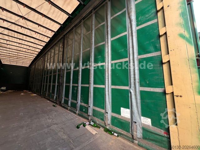 Open semitrailer with tarp KRONE SD Megaliner Curtainsider Edscha