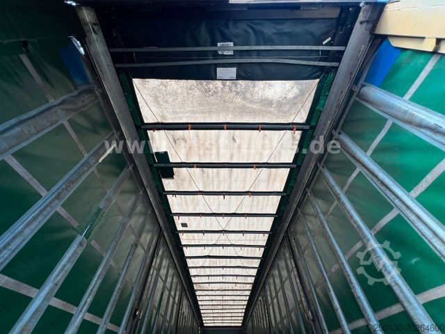 Open semitrailer with tarp KRONE SD Megaliner Curtainsider Edscha