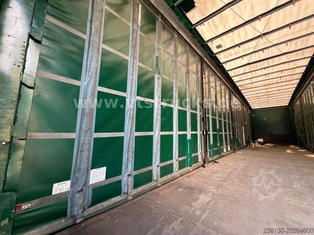 Open semitrailer with tarp KRONE SD Megaliner Curtainsider Edscha