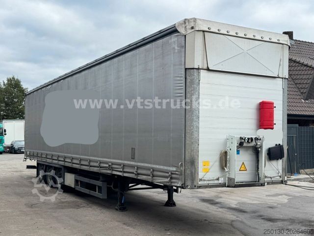 Open semitrailer with tarp SCHMITZ CARGOBULL SCS Mega Hubdach Edscha Lift Staplerhalterung