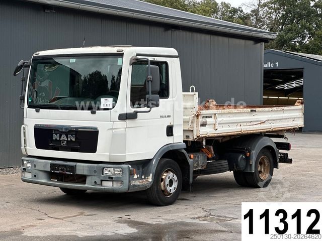 Tipper van MAN TGL 8.180 4x2 Meiller DSK